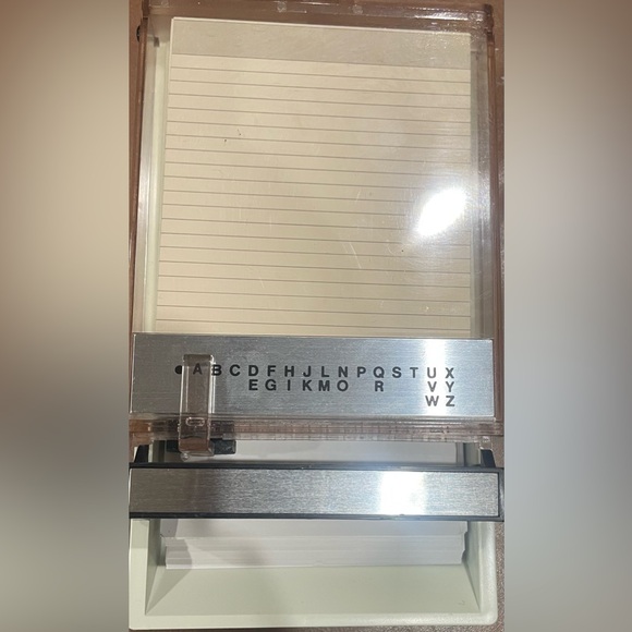 Vintage mid century modern phone number/address & list/memo organizer NOS - Picture 10 of 10